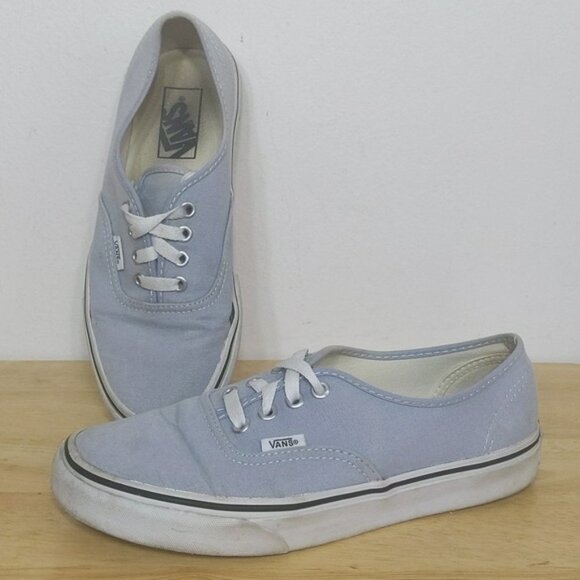 Vans Shoes - Vans Light Blue Low Top Sneakers Shoes